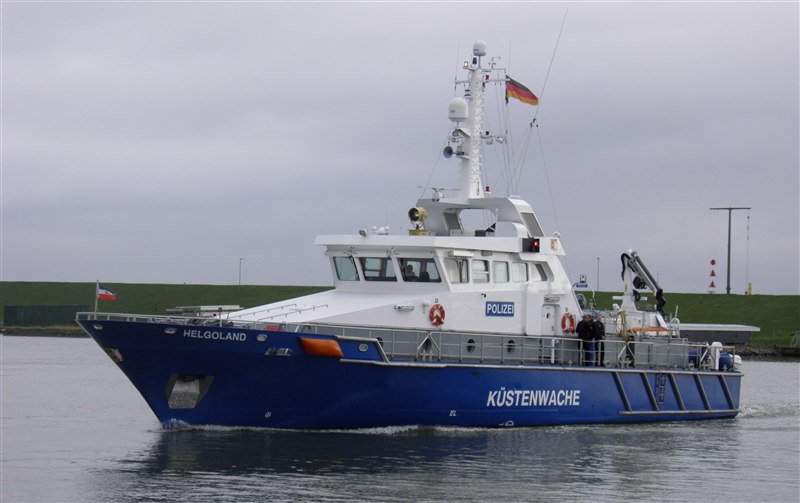 Helgoland einlaufent Büsum 