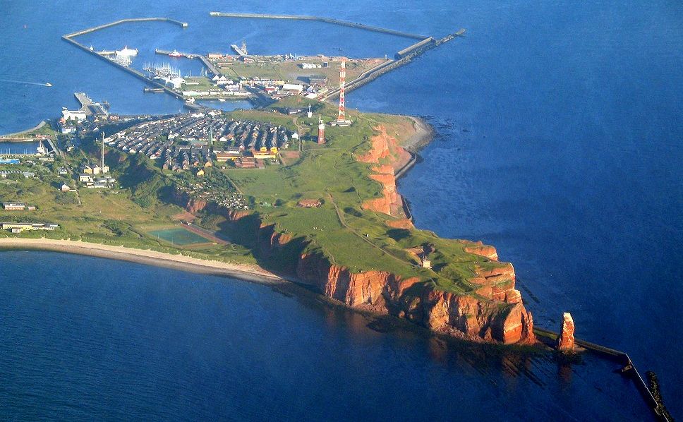 Helgoland - fotografiert aus einem Airbus A320