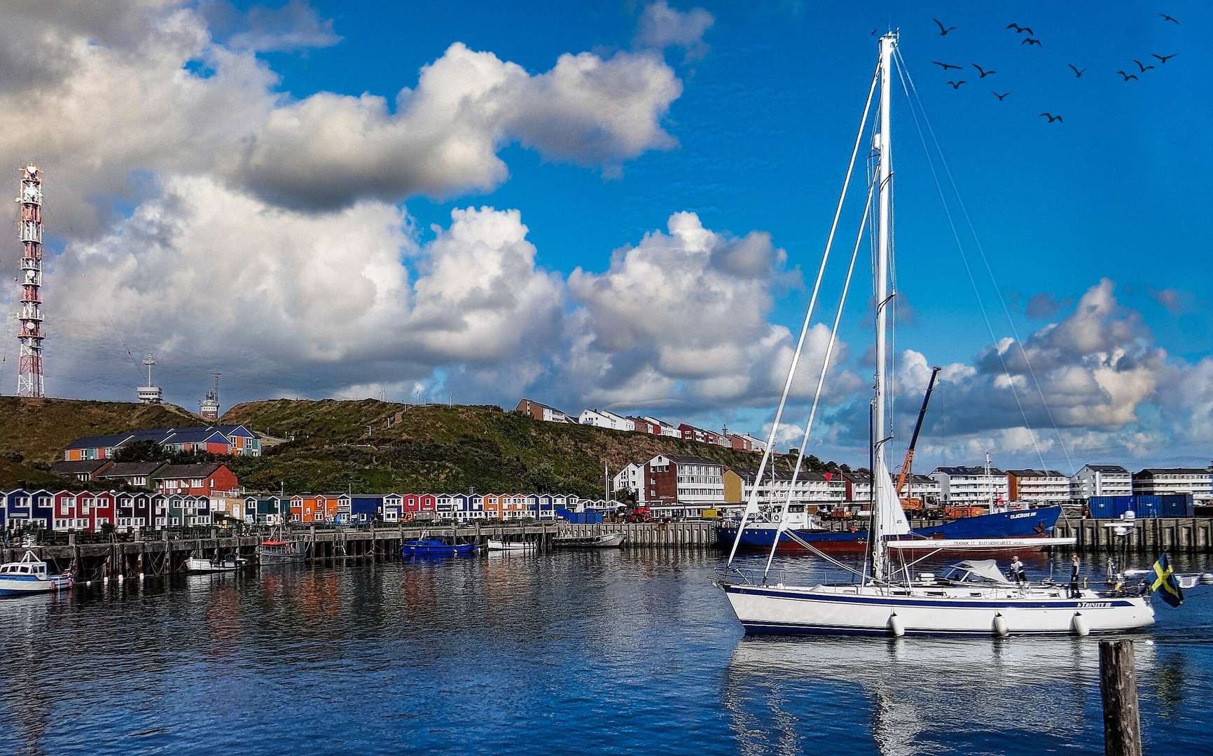 Helgoland Hafen 