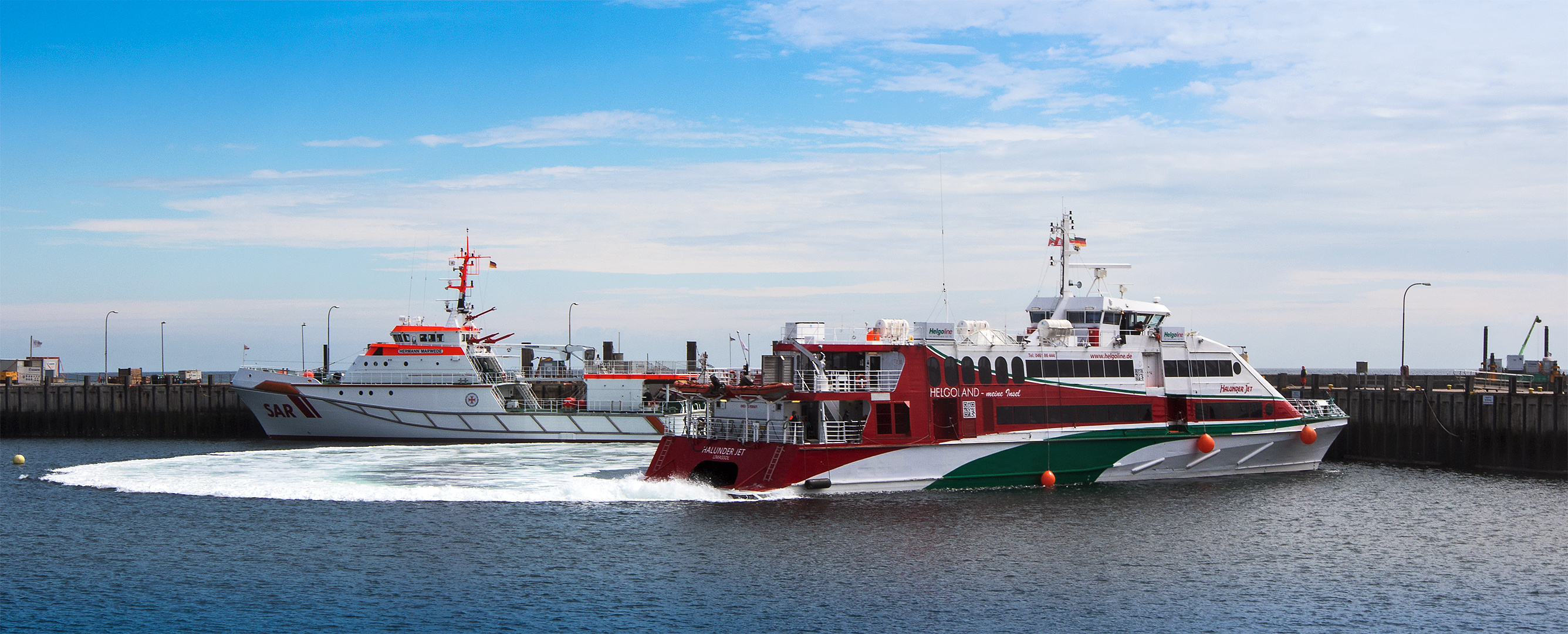 Helgoland Hafen 