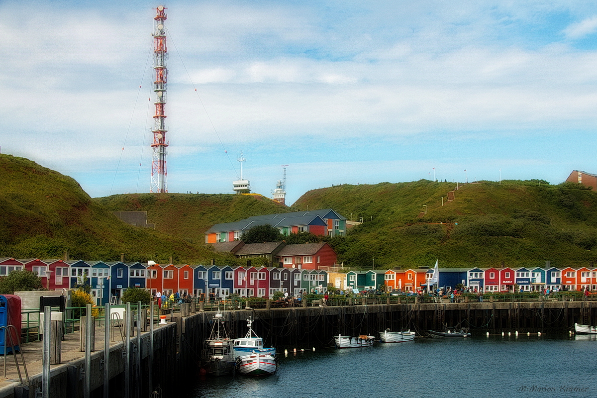 Helgoland Hafenansicht