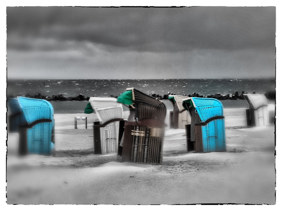 Helgoland - im Dünenrestaurant am Südstrand