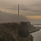 Helgoland im Nebel