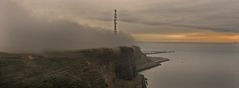 Helgoland im Nebel