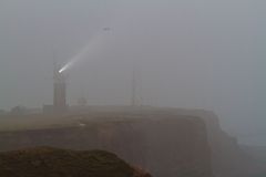 Helgoland im Nebel