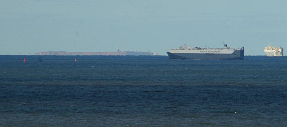 Helgoland in der Ferne