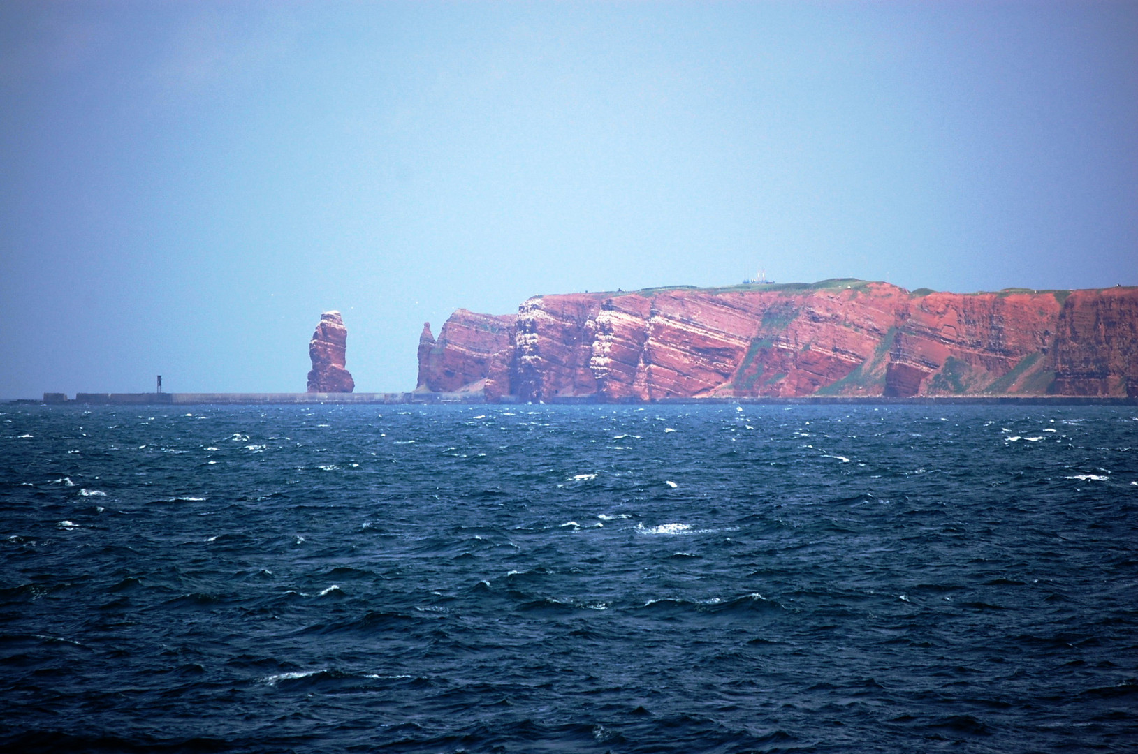 Helgoland in Sicht