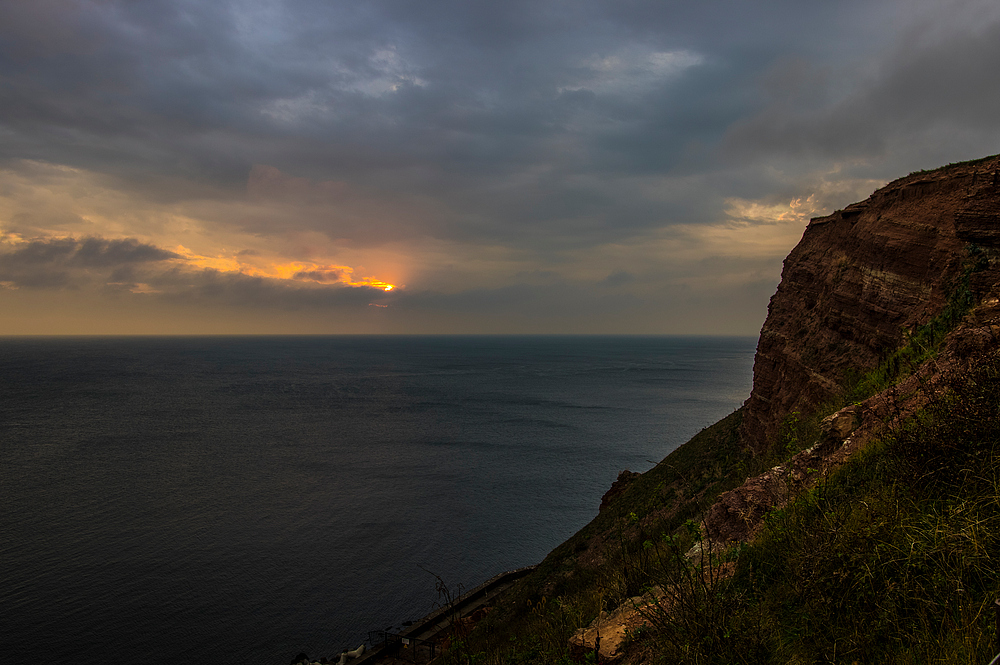 Helgoland kurz vor dem Sonnenuntergang