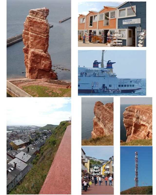 Helgoland (meine erste Collage)