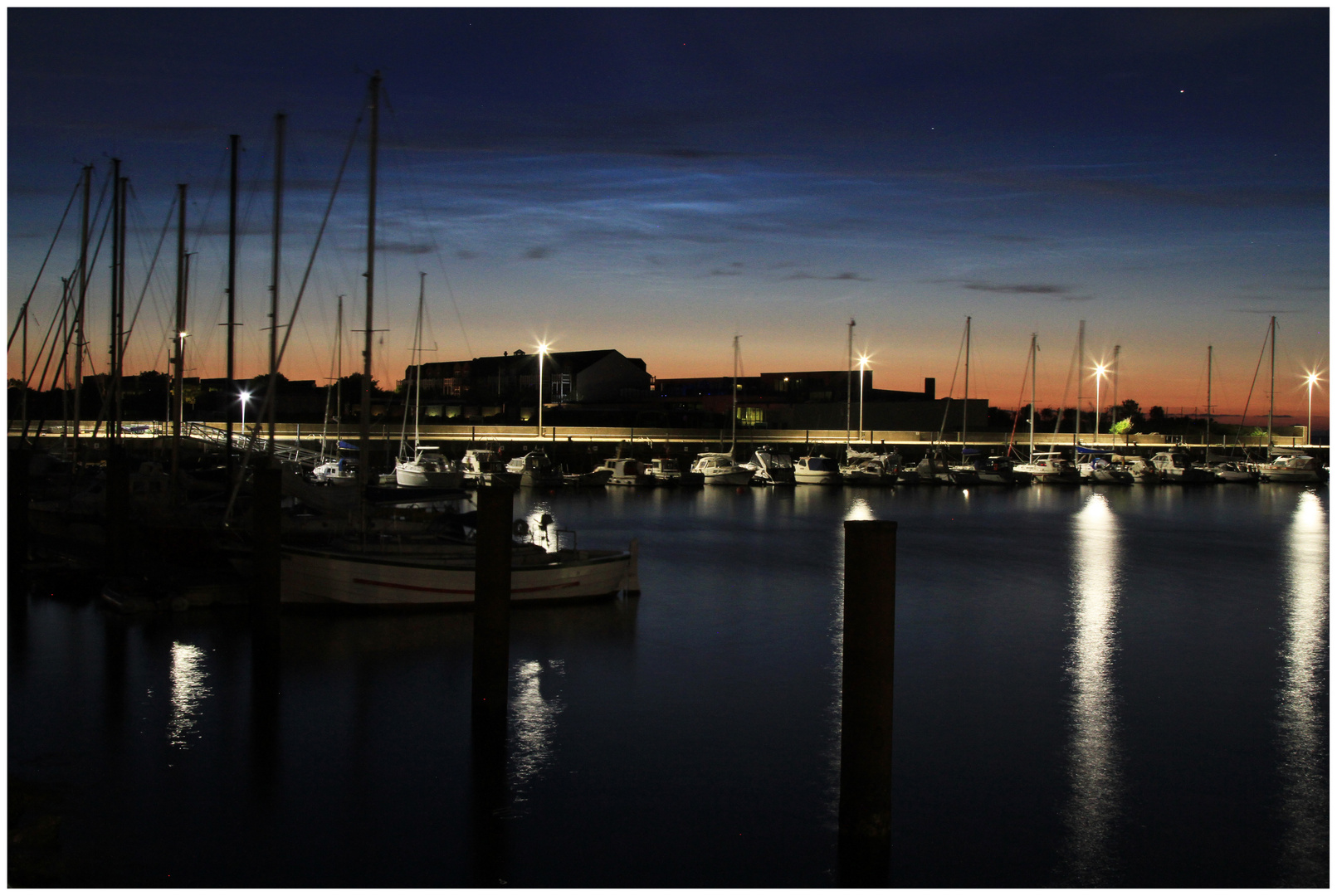 Helgoland - Nachtruhe im Hafen