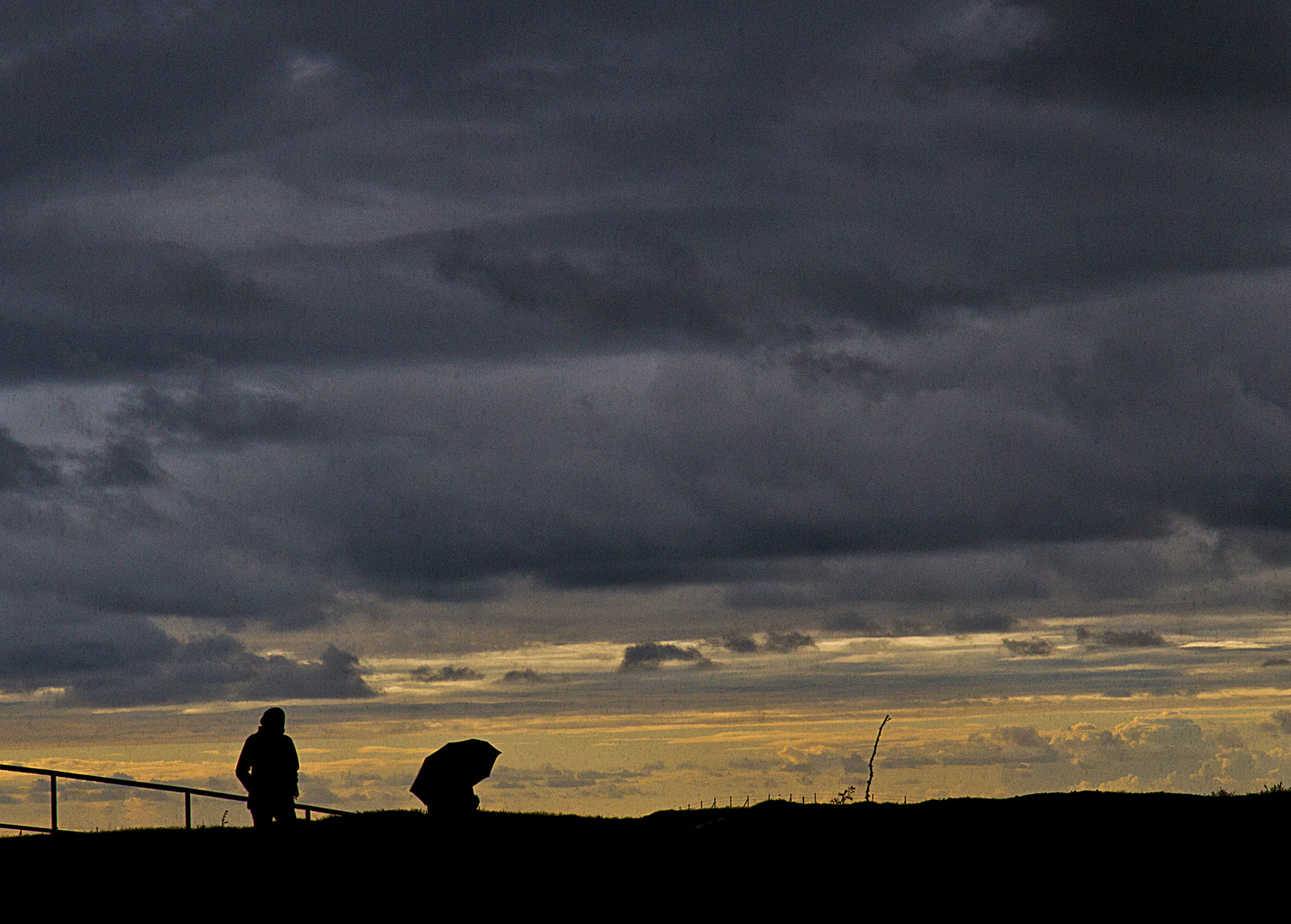 Helgoland - Regenschirmwetter