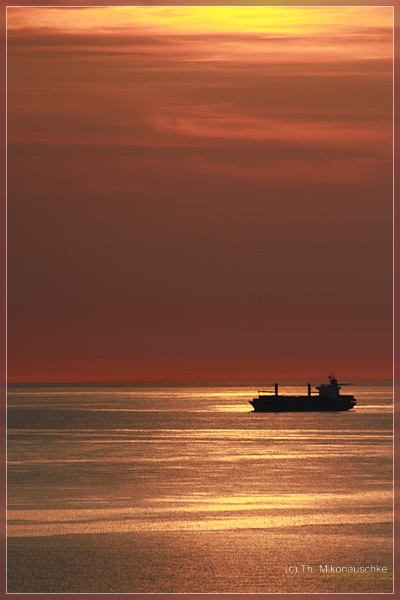 Helgoland: Sonnenuntergang