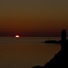 Helgoland - Sonnenuntergang vor Kulisse