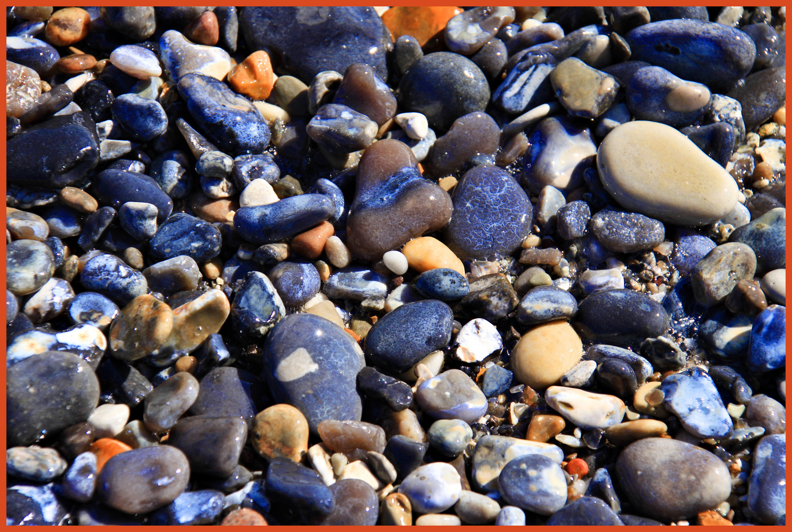 Helgoland-Strand-Stein