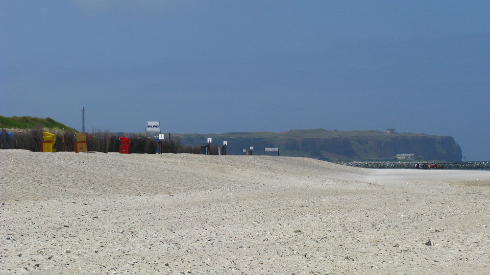 Helgoland von der Düne