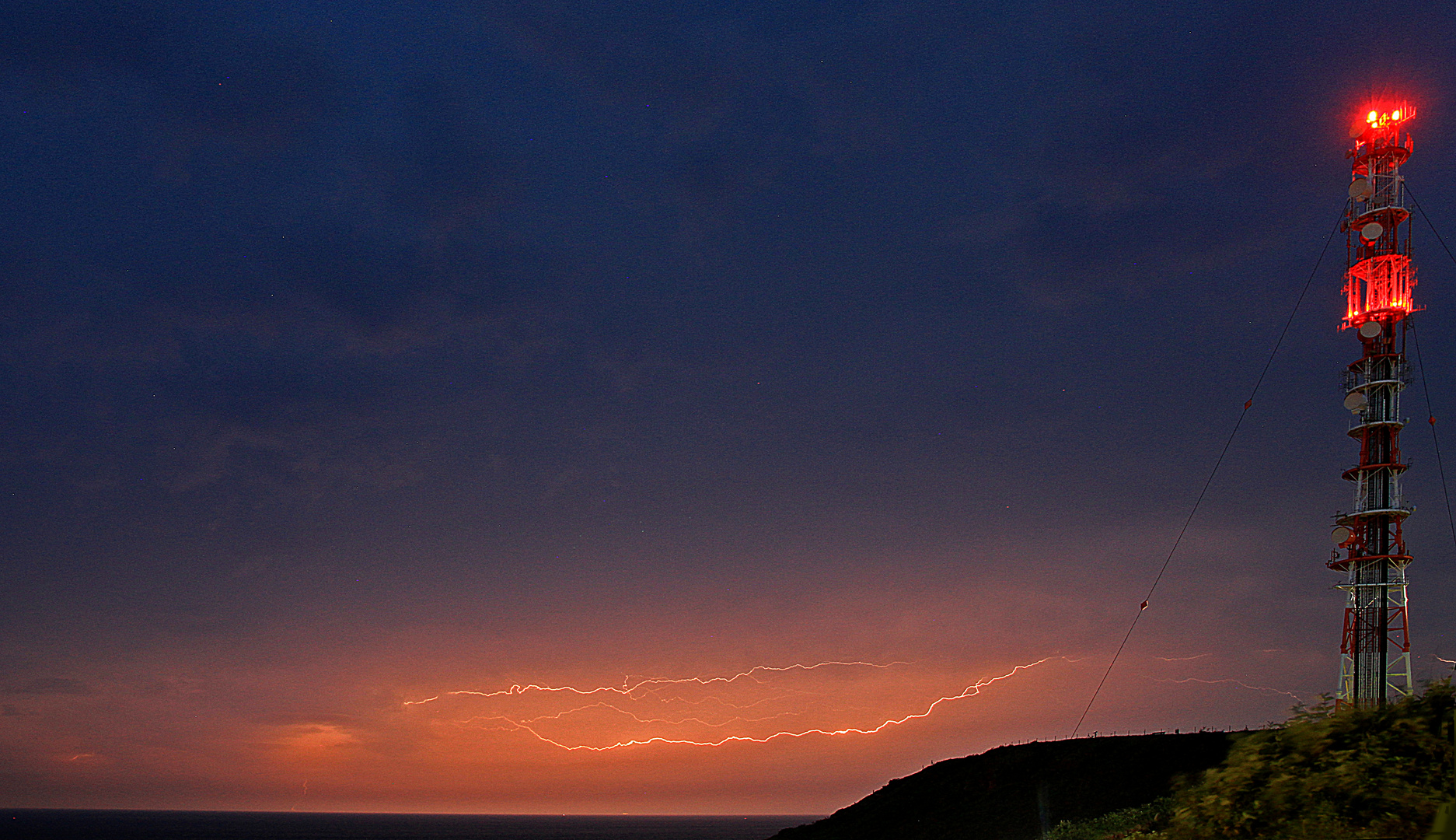 Helgoland - Wolkenblitz