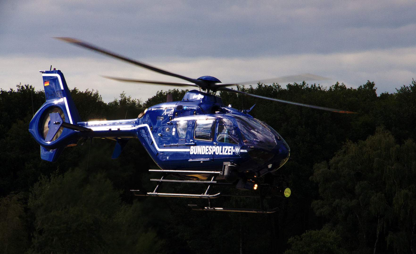 Heli der Bundespolizei