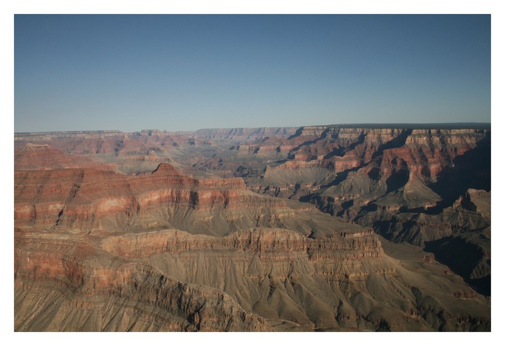 Heli-Flug über den Grand Canyon (gegen 16:30 Uhr)