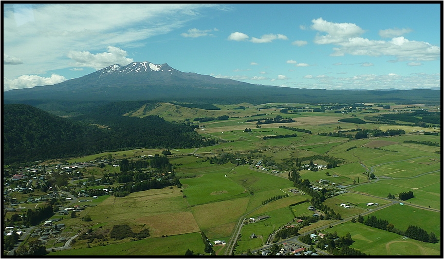 Heli-Flug über den Tongariro N.P.