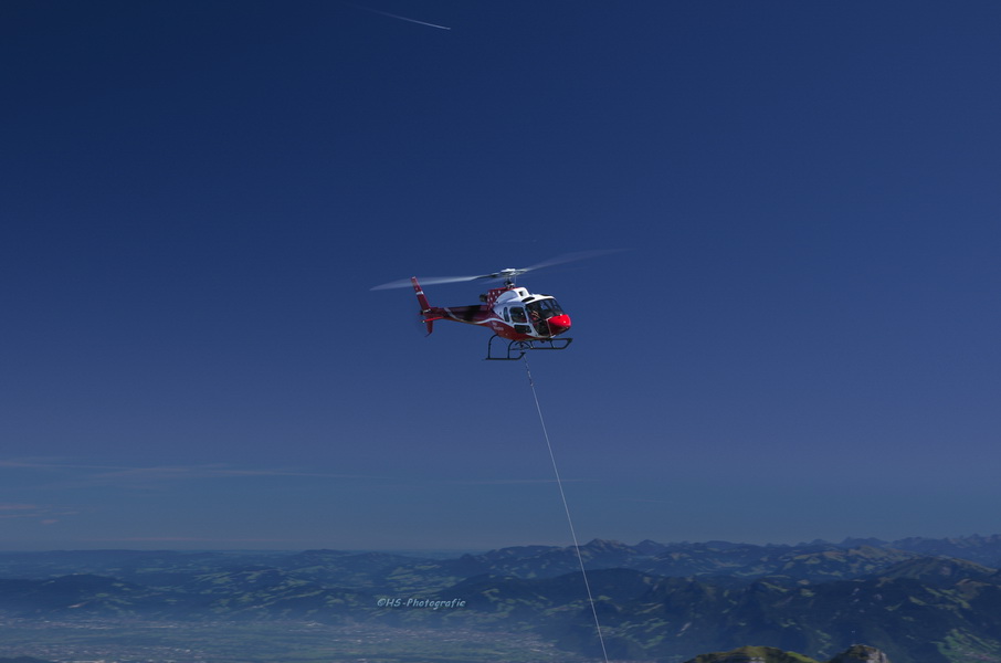 Heli im Anflug...