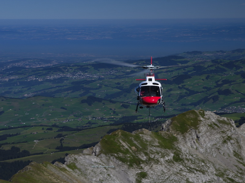 Heli im Anflug...