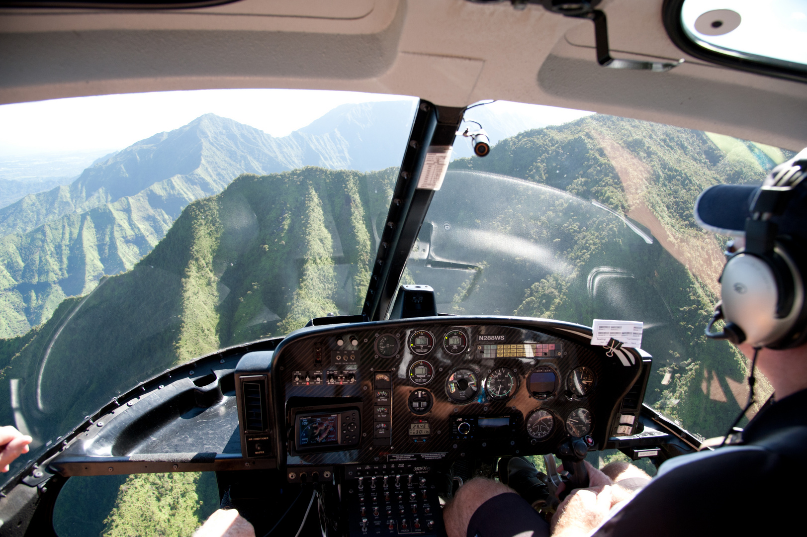 Heli-Perspektive Napali Küste Kauai, Hawaii