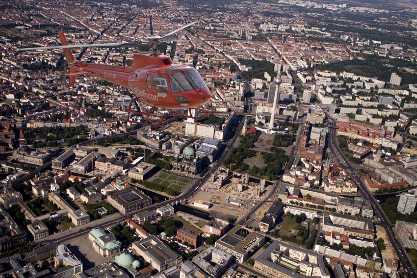 Heli über Berlin