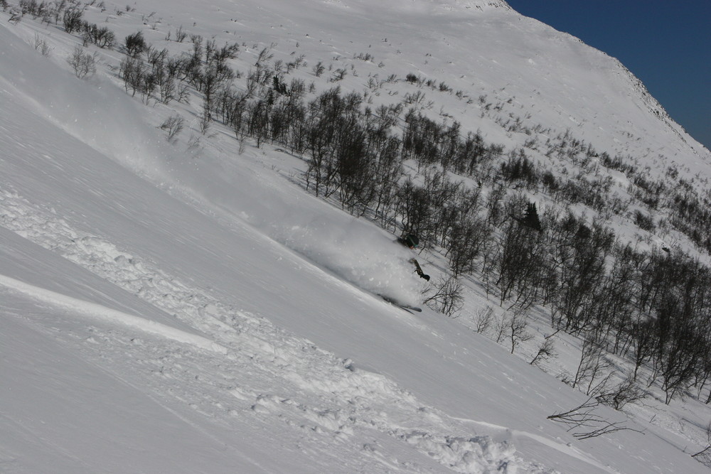 Heliboarden in Lapland