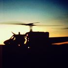 Helicopter at Goose Bay Nightflight 1986