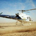 Helicopter bei der Rallye Paris-Dakar 2003
