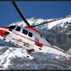 Helicopter der italienischen Bergrettung