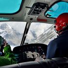 Helicopter zum Gletscher