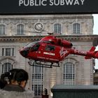 Helicoptereinsatz in der Londoner City