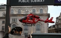 Helicoptereinsatz in der Londoner City