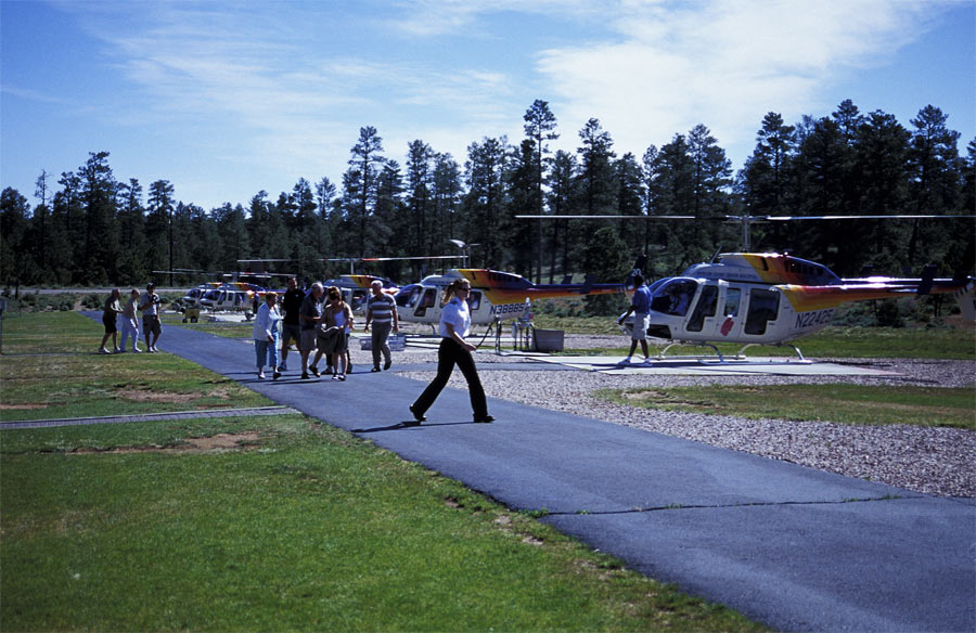 Helicopterflugplatz in Tusayan