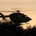 Helikopter am Abend