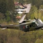 Helikopter des Deutschen Bundesherr im Anflug