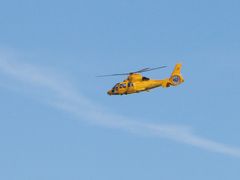 Helikopter ist auf der AIDA gelandet