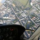 Helikopterflug über Aachen