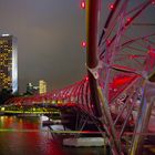 Helix Bridge at night