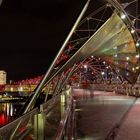 Helix bridge bei Nacht, Langzeitbelichtung