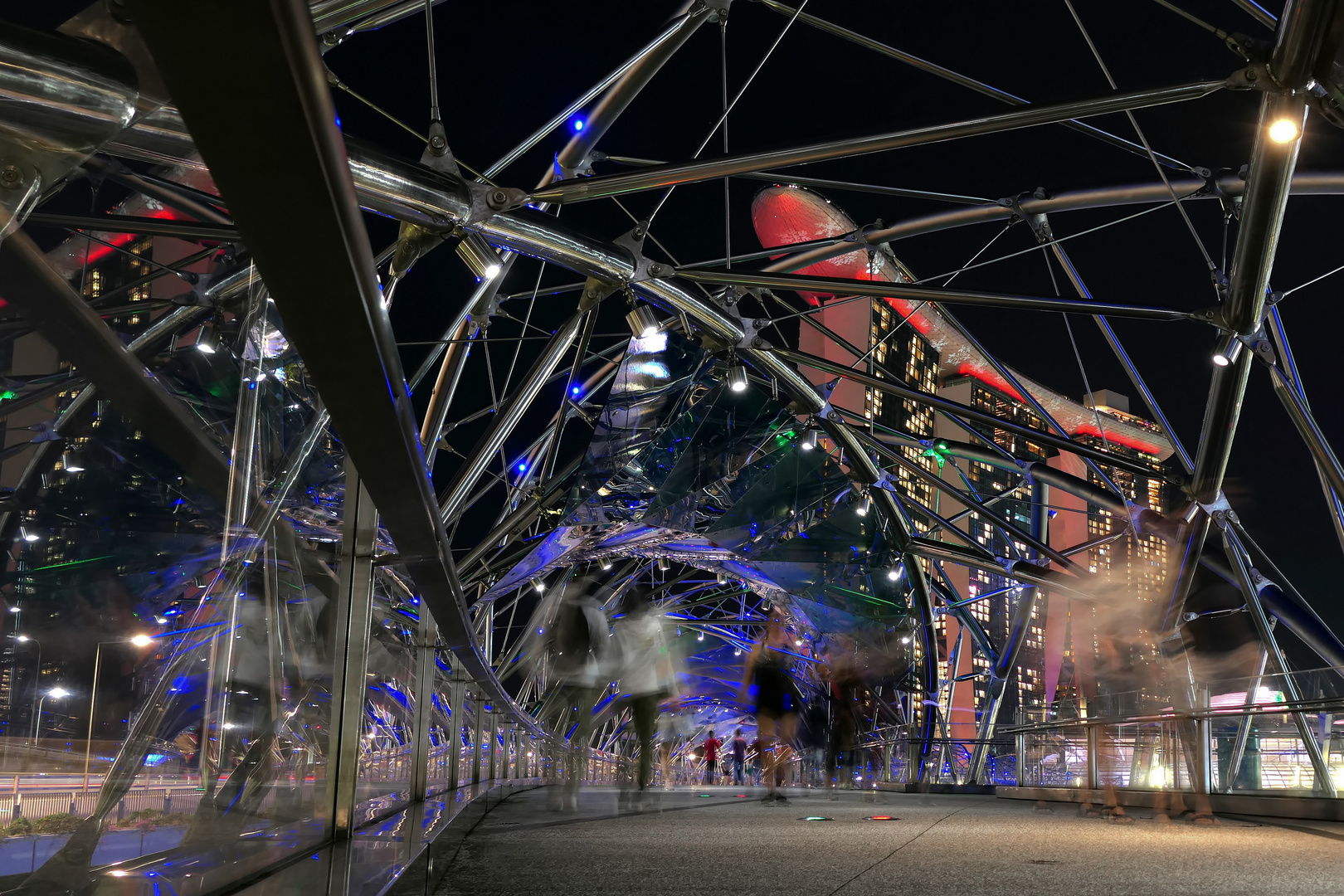 Helix Brücke in Singapur