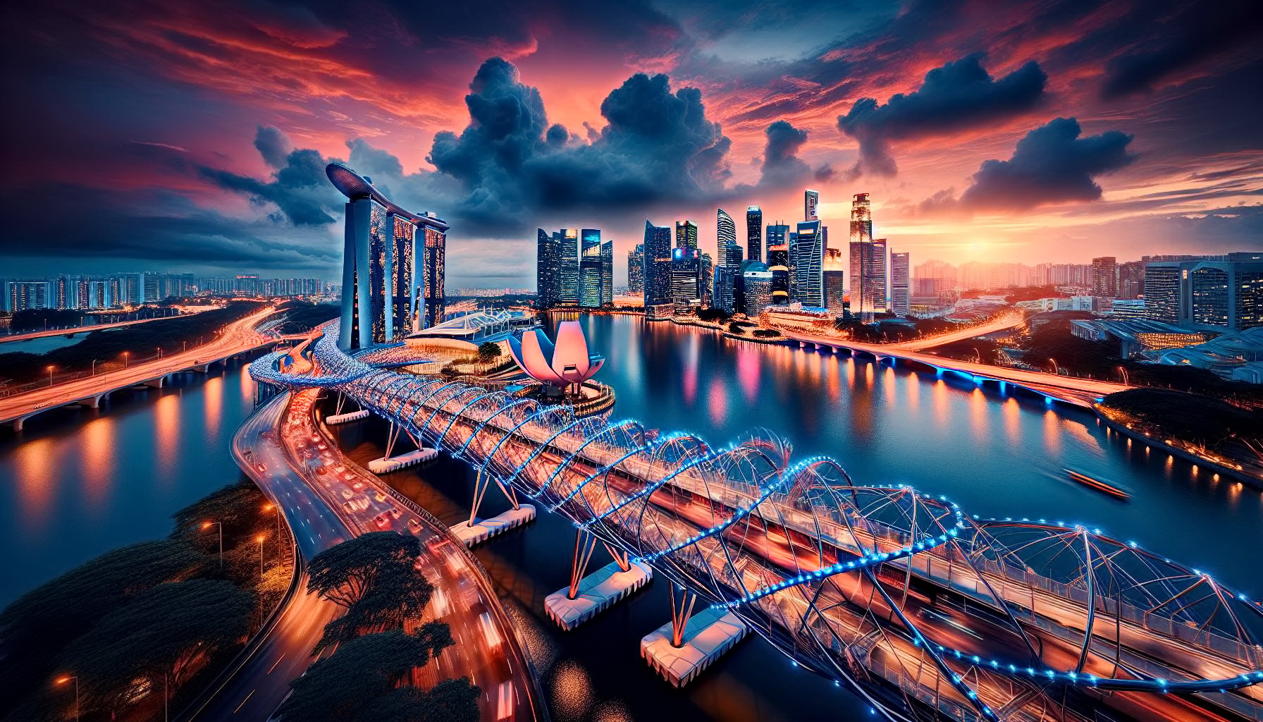 Helixbrücke - Singapur 