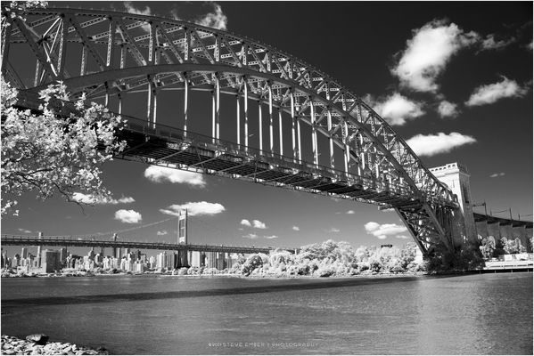 Hell Gate and Robert F. Kennedy Bridges from Astoria Park