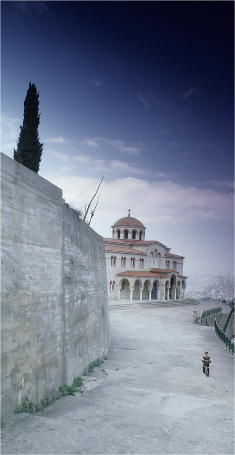 Hellas - Peleponnes - Agio Nikolaos (bei Tripolis) - "Abendstimmung"