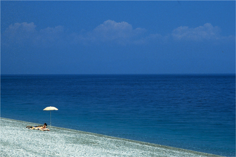 Hellas - Peleponnes - Ostküste - "irgendwo im Blau"