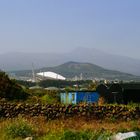 Hellasan (Mount Hella) und das World Cup Studion auf Jeju