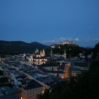 Hellblaue Stunde in Salzburg