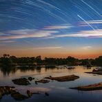 Helle Mondnacht am Okavango