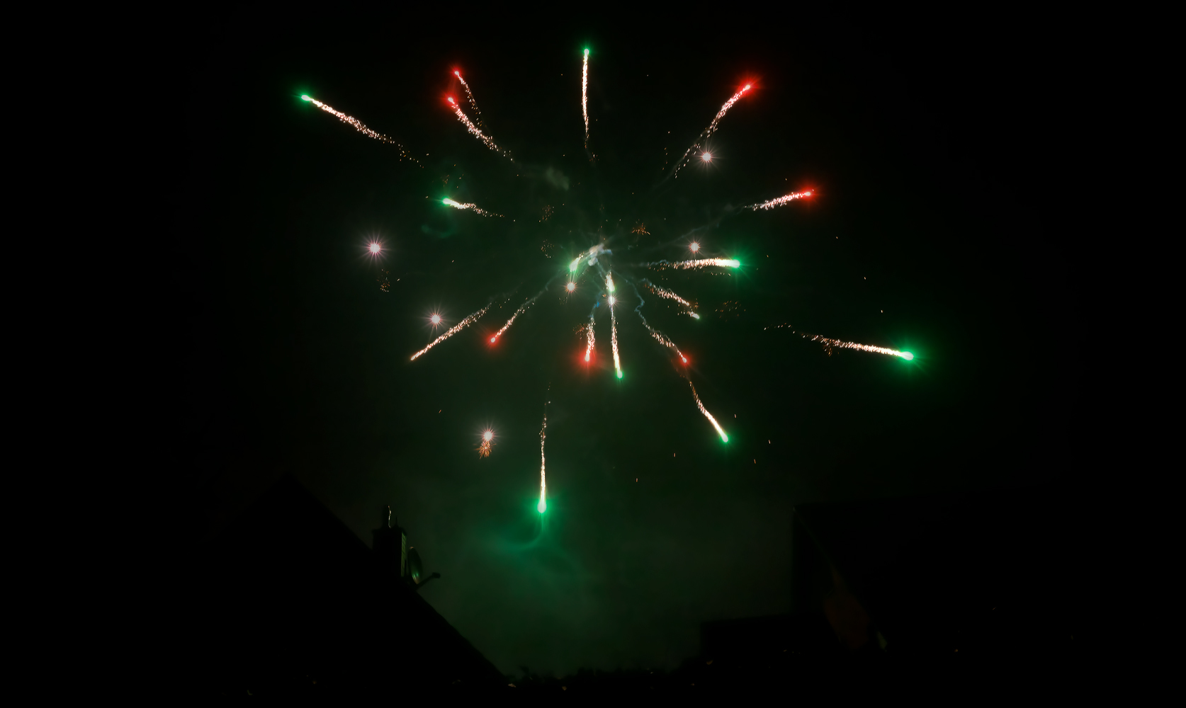 heller als der tag waren einige raketen beim nachbarn II...